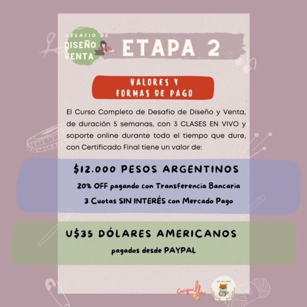 Desafío Diseño y Venta: Etapa 2, ¡haciendo! - Imagen 4